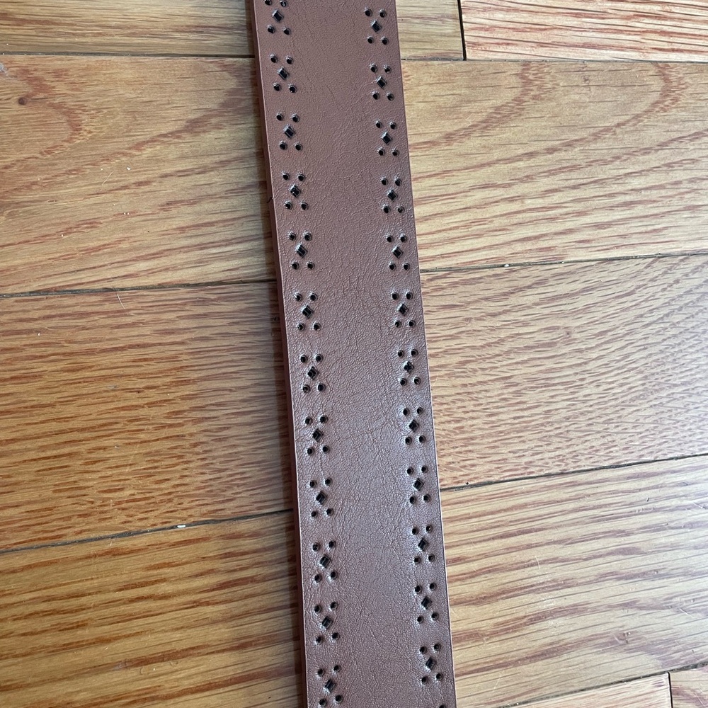 Sonoma women’s casual Brown Belt with‎ Gold Buckle XL NWT - Picture 2 of 12